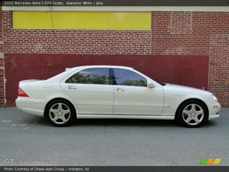 Alabaster White / Java 2003 Mercedes-Benz S 600 Sedan