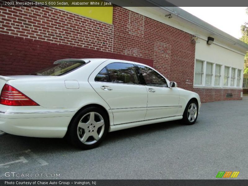Alabaster White / Java 2003 Mercedes-Benz S 600 Sedan