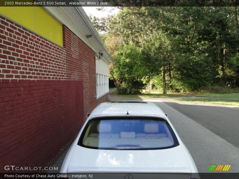 Alabaster White / Java 2003 Mercedes-Benz S 600 Sedan