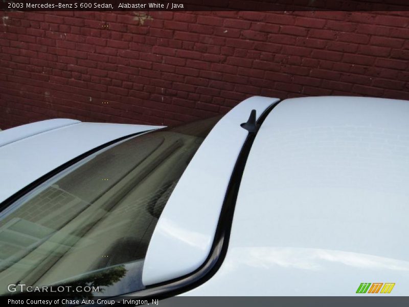 Alabaster White / Java 2003 Mercedes-Benz S 600 Sedan