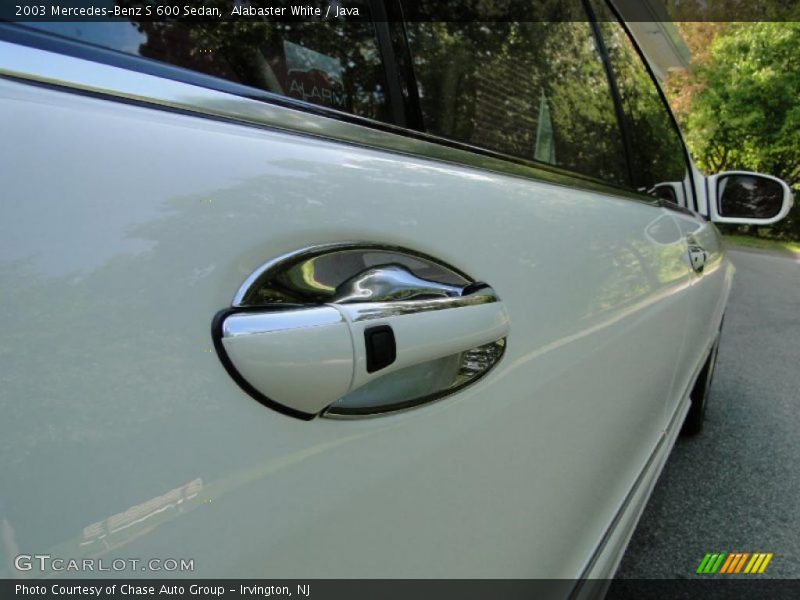 Alabaster White / Java 2003 Mercedes-Benz S 600 Sedan