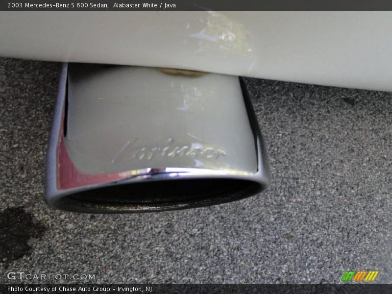 Alabaster White / Java 2003 Mercedes-Benz S 600 Sedan