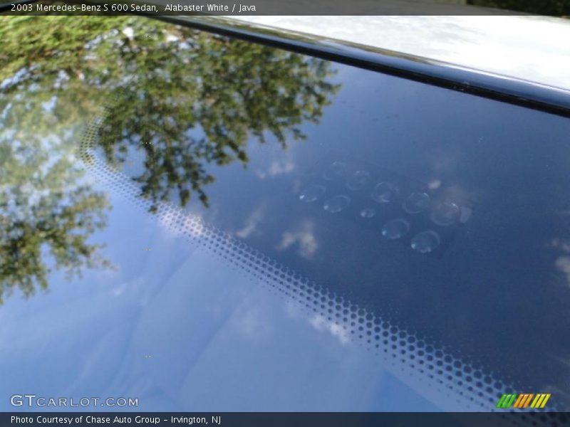 Alabaster White / Java 2003 Mercedes-Benz S 600 Sedan