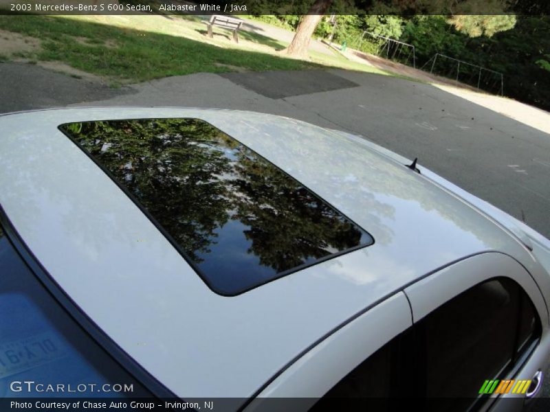 Alabaster White / Java 2003 Mercedes-Benz S 600 Sedan