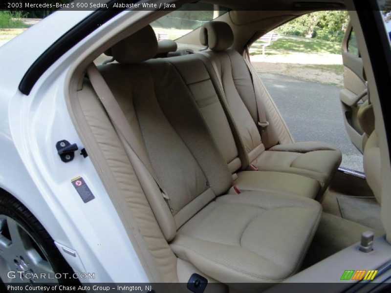 Alabaster White / Java 2003 Mercedes-Benz S 600 Sedan