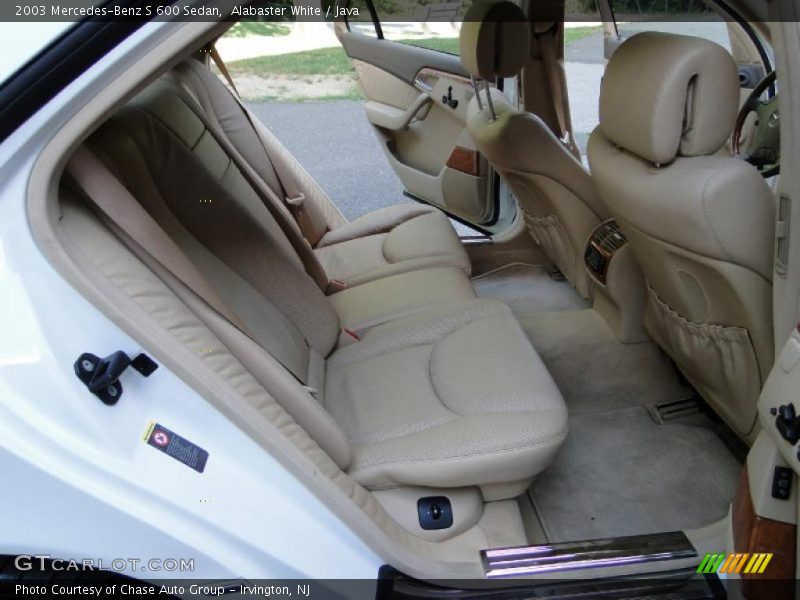 Alabaster White / Java 2003 Mercedes-Benz S 600 Sedan