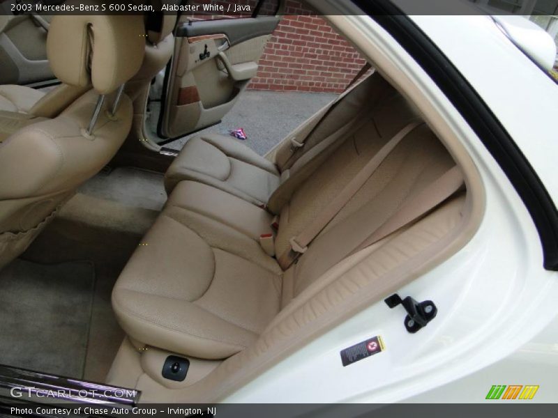 Alabaster White / Java 2003 Mercedes-Benz S 600 Sedan