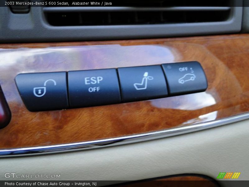Alabaster White / Java 2003 Mercedes-Benz S 600 Sedan