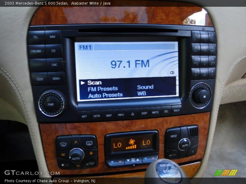 Alabaster White / Java 2003 Mercedes-Benz S 600 Sedan