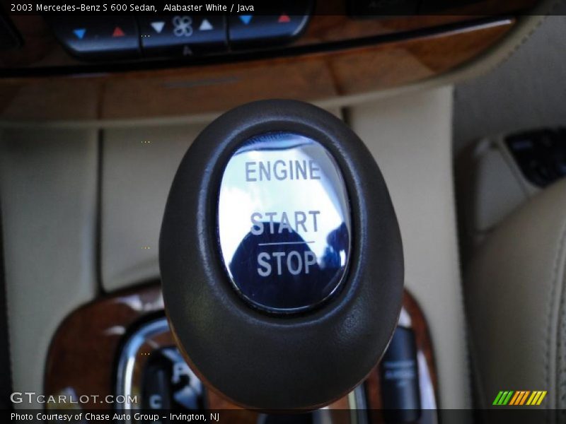 Alabaster White / Java 2003 Mercedes-Benz S 600 Sedan