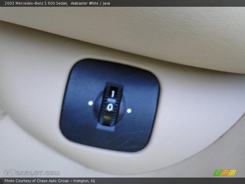 Alabaster White / Java 2003 Mercedes-Benz S 600 Sedan