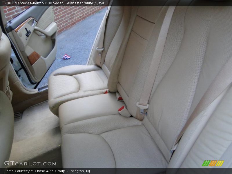 Alabaster White / Java 2003 Mercedes-Benz S 600 Sedan