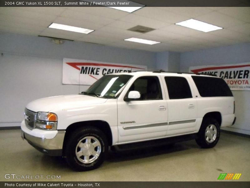 Summit White / Pewter/Dark Pewter 2004 GMC Yukon XL 1500 SLT