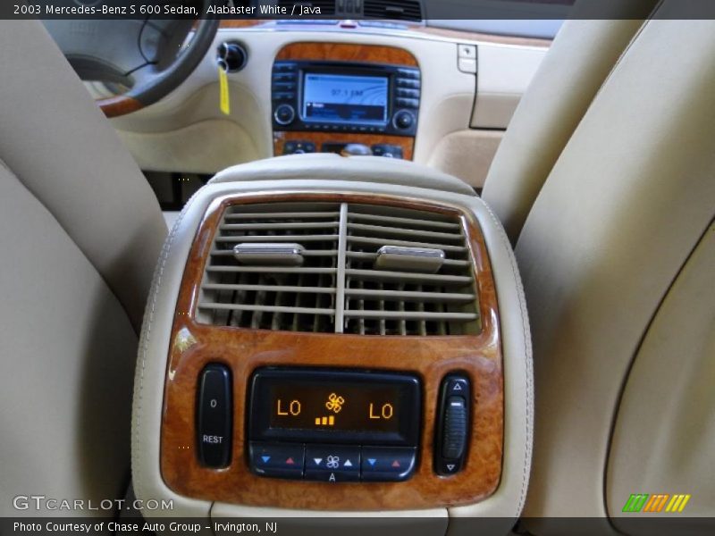 Alabaster White / Java 2003 Mercedes-Benz S 600 Sedan