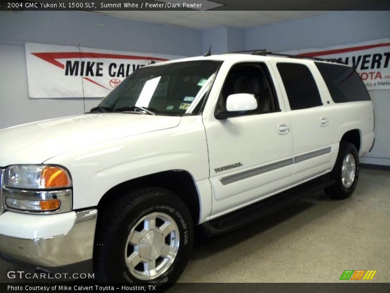 Summit White / Pewter/Dark Pewter 2004 GMC Yukon XL 1500 SLT