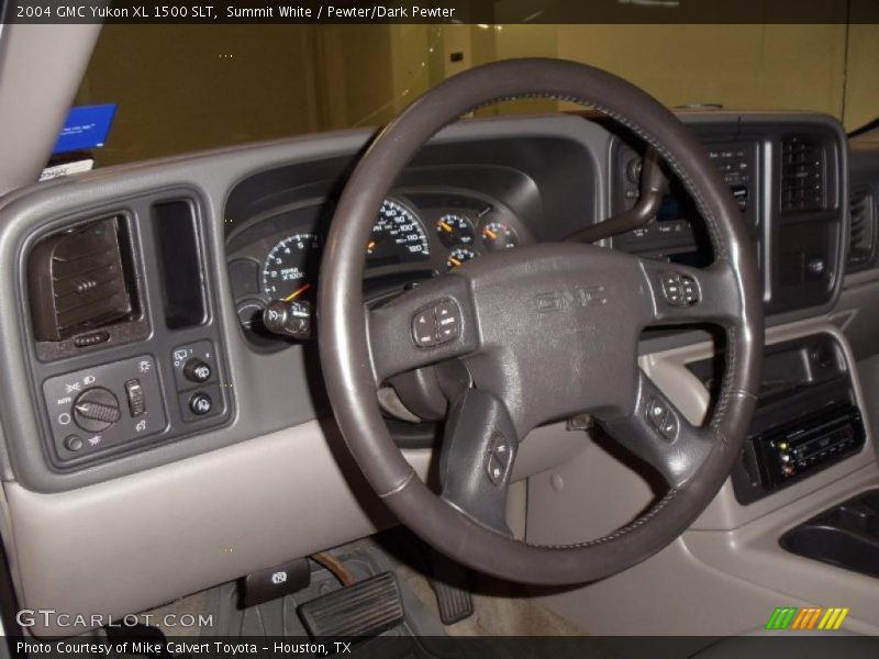 Summit White / Pewter/Dark Pewter 2004 GMC Yukon XL 1500 SLT