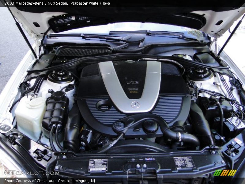 Alabaster White / Java 2003 Mercedes-Benz S 600 Sedan