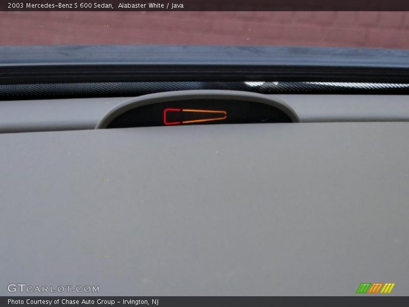 Alabaster White / Java 2003 Mercedes-Benz S 600 Sedan