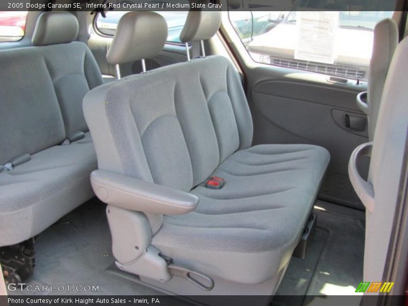 Inferno Red Crystal Pearl / Medium Slate Gray 2005 Dodge Caravan SE