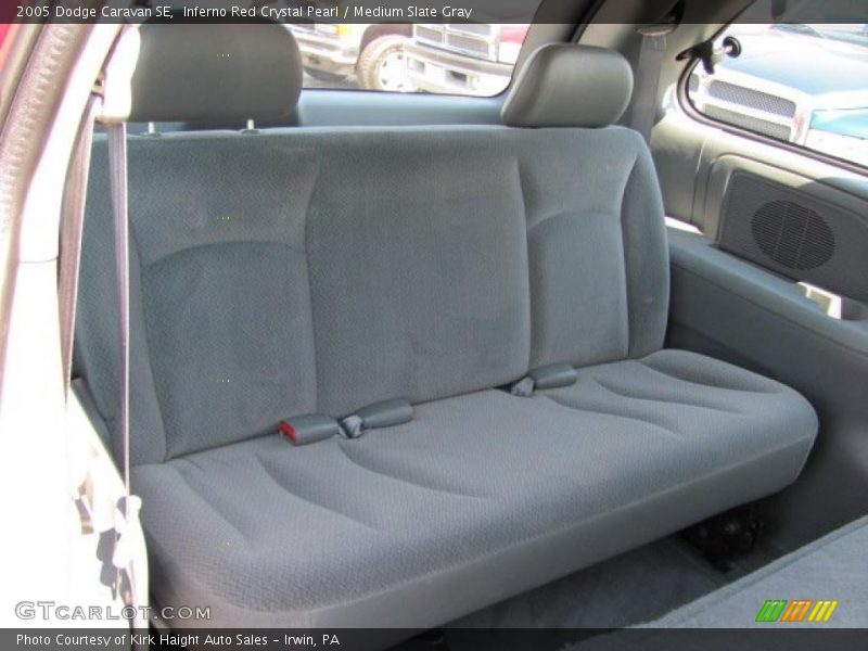 Inferno Red Crystal Pearl / Medium Slate Gray 2005 Dodge Caravan SE