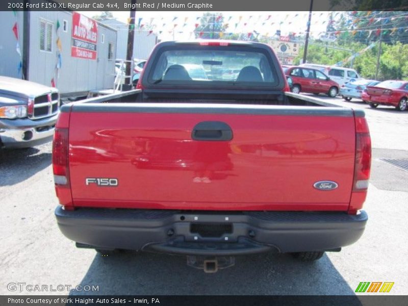 Bright Red / Medium Graphite 2002 Ford F150 XL Regular Cab 4x4