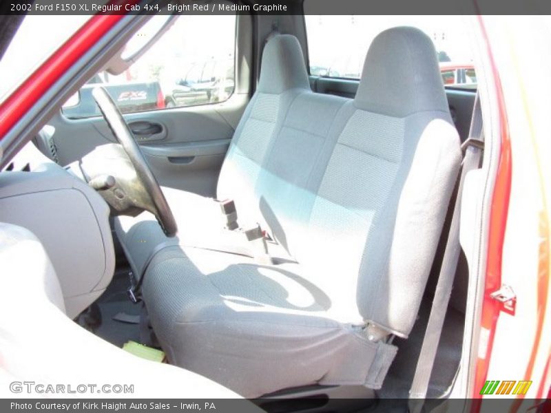 Bright Red / Medium Graphite 2002 Ford F150 XL Regular Cab 4x4