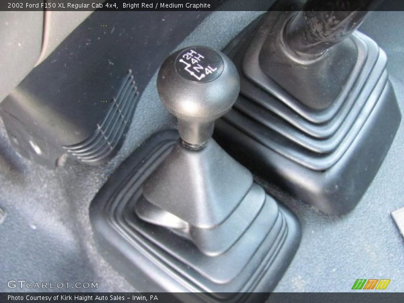 Bright Red / Medium Graphite 2002 Ford F150 XL Regular Cab 4x4