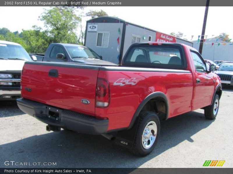 Bright Red / Medium Graphite 2002 Ford F150 XL Regular Cab 4x4