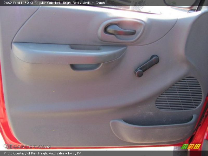 Bright Red / Medium Graphite 2002 Ford F150 XL Regular Cab 4x4