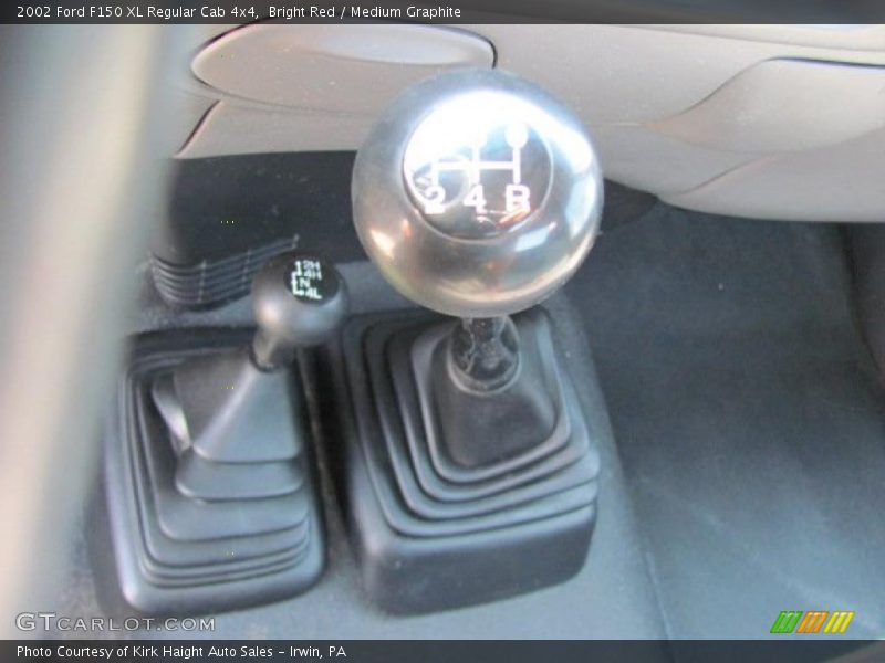 Bright Red / Medium Graphite 2002 Ford F150 XL Regular Cab 4x4