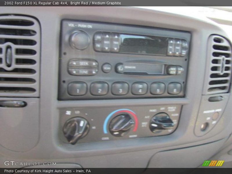 Bright Red / Medium Graphite 2002 Ford F150 XL Regular Cab 4x4