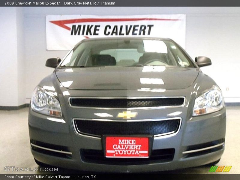 Dark Gray Metallic / Titanium 2009 Chevrolet Malibu LS Sedan