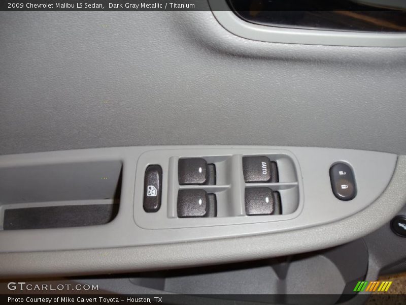 Dark Gray Metallic / Titanium 2009 Chevrolet Malibu LS Sedan