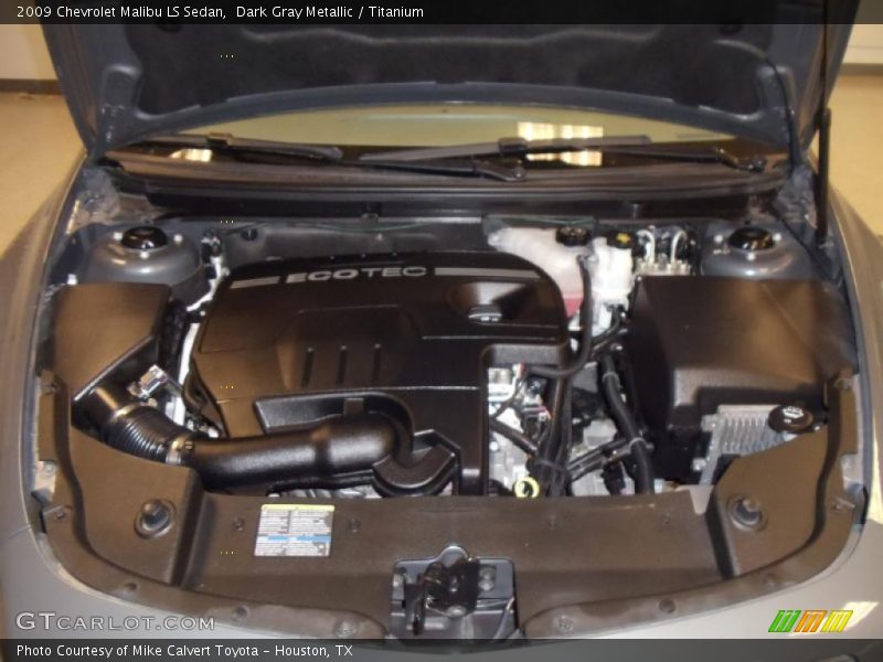 Dark Gray Metallic / Titanium 2009 Chevrolet Malibu LS Sedan