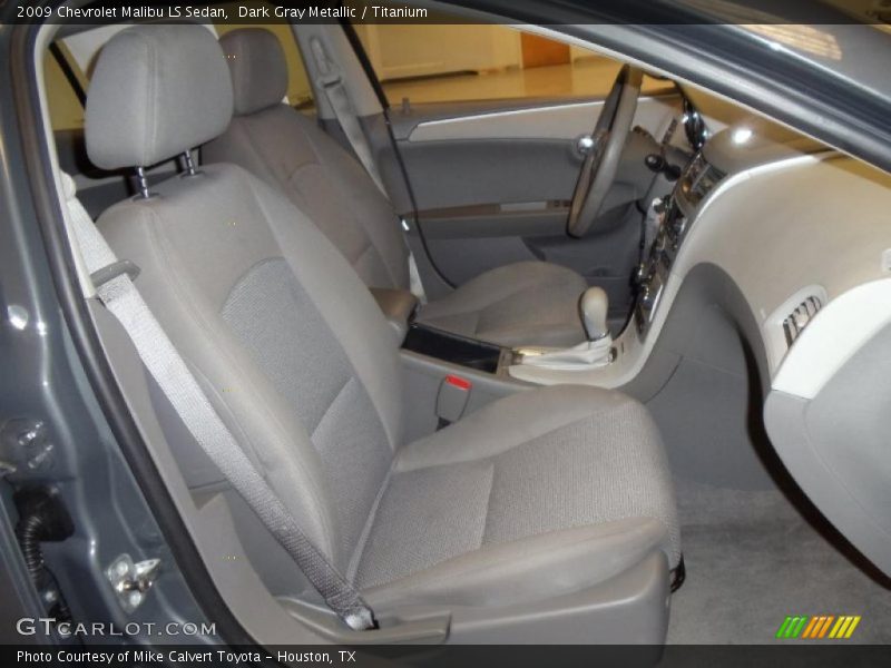 Dark Gray Metallic / Titanium 2009 Chevrolet Malibu LS Sedan