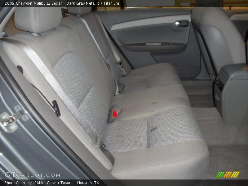 Dark Gray Metallic / Titanium 2009 Chevrolet Malibu LS Sedan