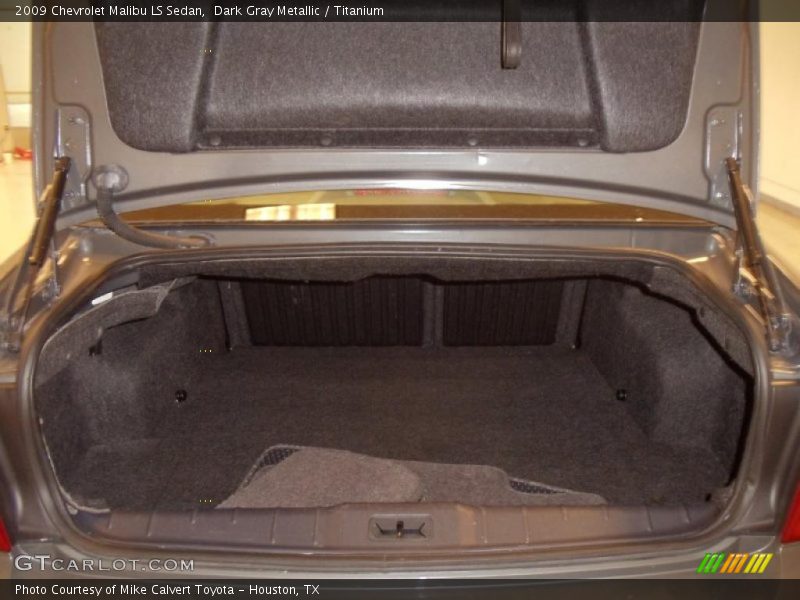 Dark Gray Metallic / Titanium 2009 Chevrolet Malibu LS Sedan