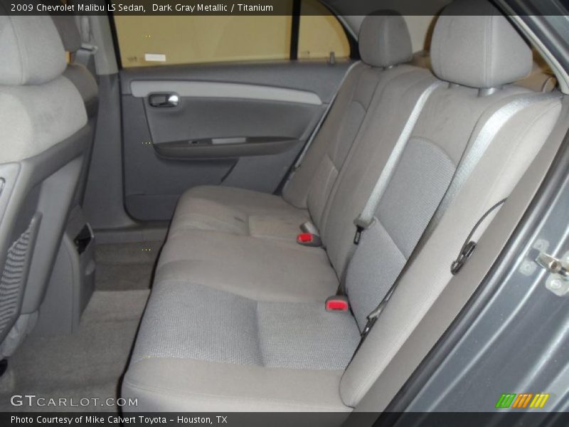 Dark Gray Metallic / Titanium 2009 Chevrolet Malibu LS Sedan