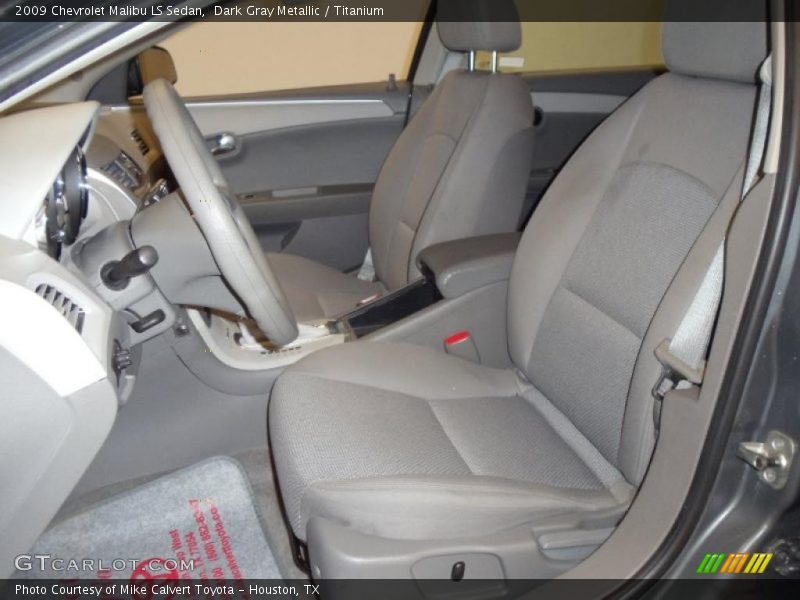 Dark Gray Metallic / Titanium 2009 Chevrolet Malibu LS Sedan