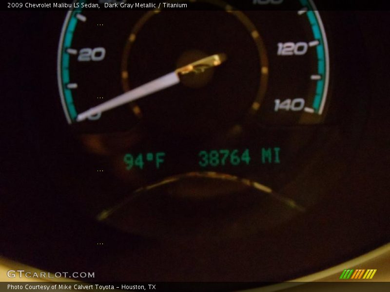 Dark Gray Metallic / Titanium 2009 Chevrolet Malibu LS Sedan