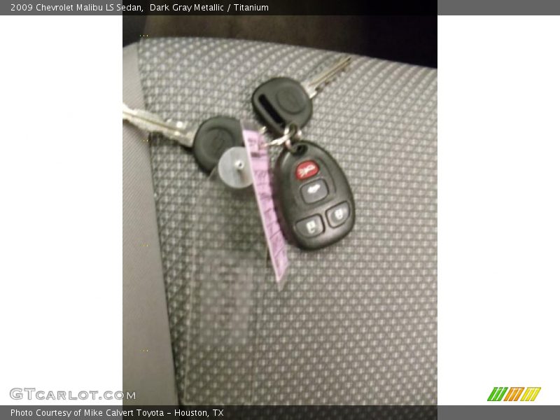 Dark Gray Metallic / Titanium 2009 Chevrolet Malibu LS Sedan