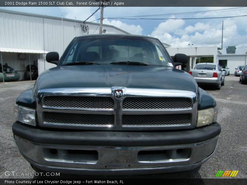 Forest Green Pearl / Agate 2001 Dodge Ram 1500 SLT Club Cab