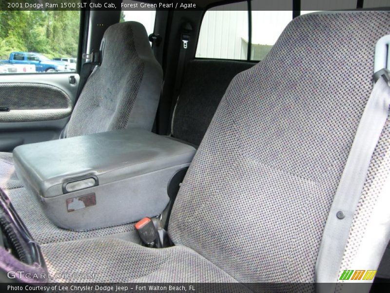Forest Green Pearl / Agate 2001 Dodge Ram 1500 SLT Club Cab