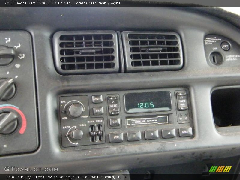 Forest Green Pearl / Agate 2001 Dodge Ram 1500 SLT Club Cab