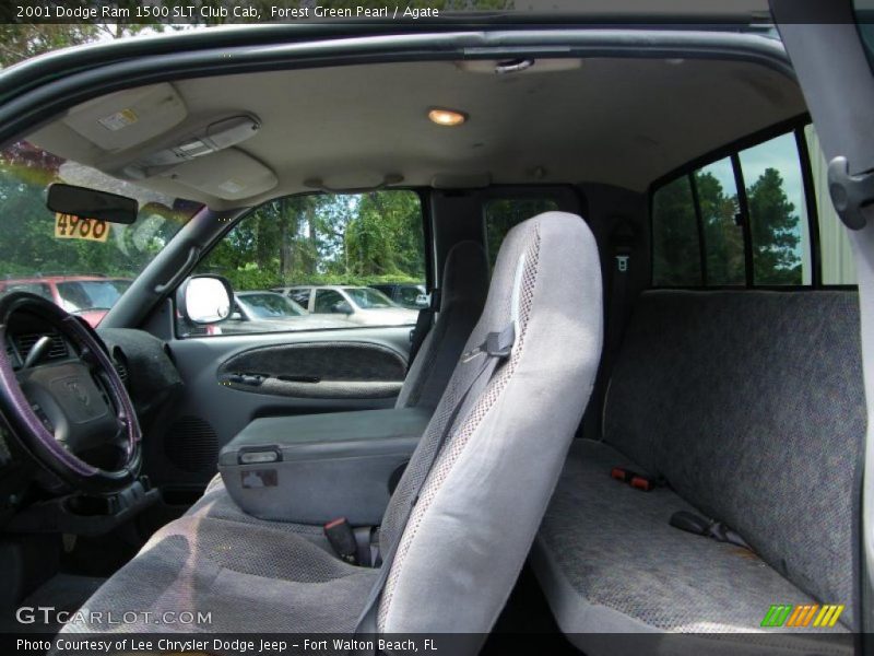 Forest Green Pearl / Agate 2001 Dodge Ram 1500 SLT Club Cab