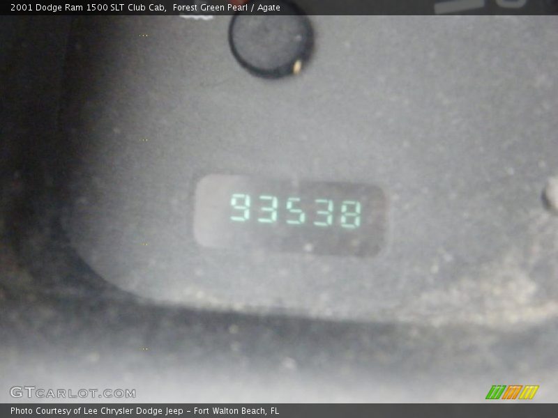 Forest Green Pearl / Agate 2001 Dodge Ram 1500 SLT Club Cab