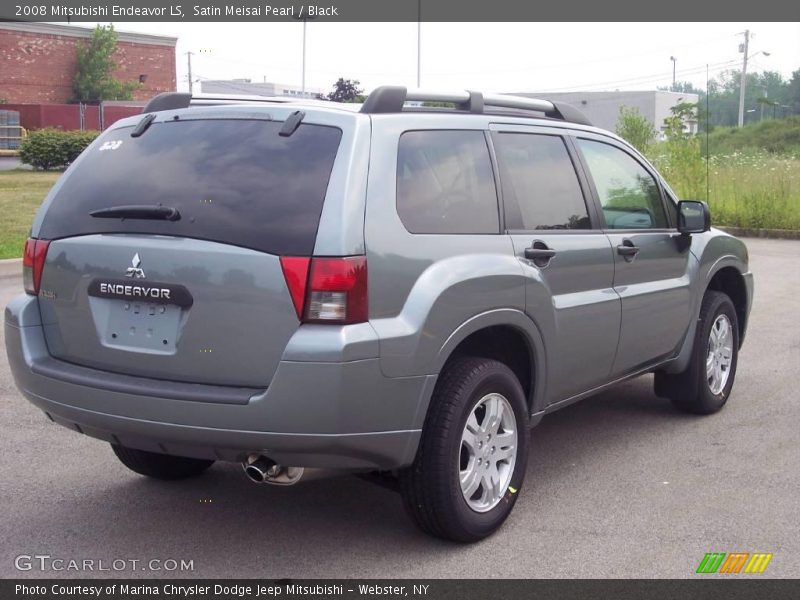Satin Meisai Pearl / Black 2008 Mitsubishi Endeavor LS
