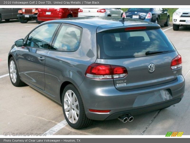 United Gray Metallic / Titan Black 2010 Volkswagen Golf 2 Door TDI