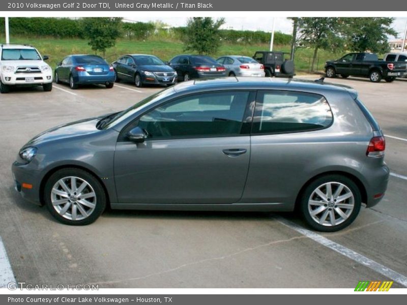United Gray Metallic / Titan Black 2010 Volkswagen Golf 2 Door TDI
