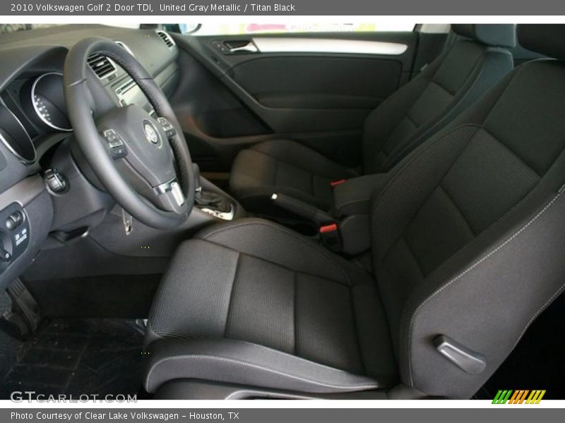 United Gray Metallic / Titan Black 2010 Volkswagen Golf 2 Door TDI